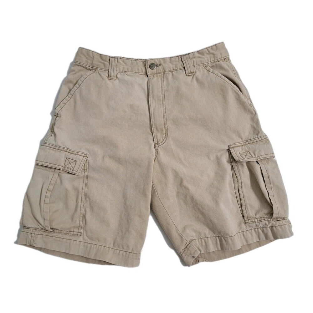 Sonoma Cargo Shorts Men's 30 Safari Utility Pockets Work Trail Khaki Hiking